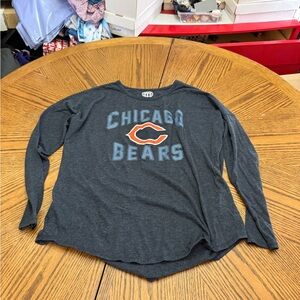 OTS Chicago Bears  Logo Tee - Navy with White Print